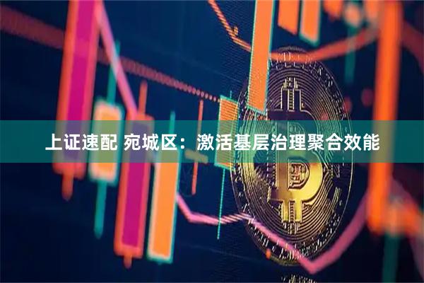 上证速配 宛城区：激活基层治理聚合效能